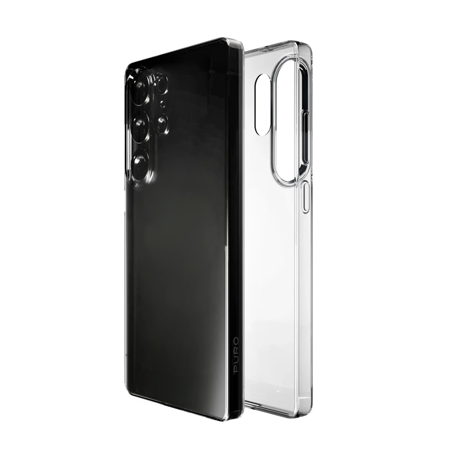 Silicone Ümbris Puro 03 Nude jaoks Samsung Galaxy S25 Ultra - läbipaistev