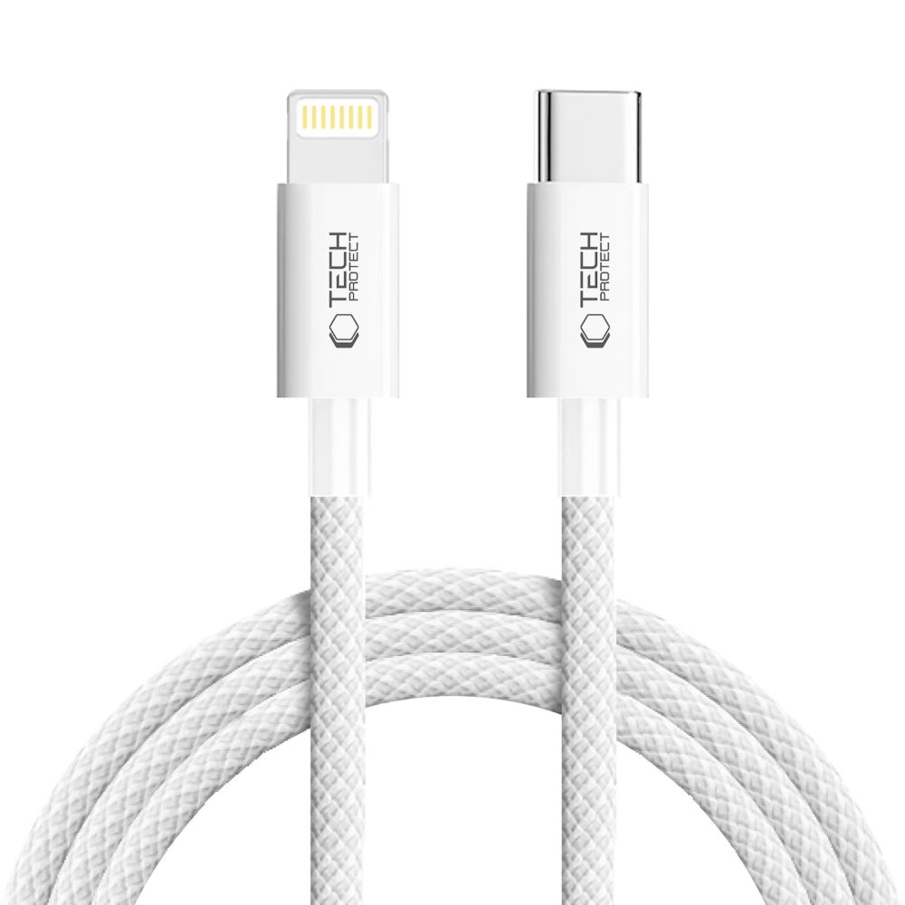 Tech-Protect UltraBoost USB-C / Lightning PD27W/3A kaabel 200 cm - hall