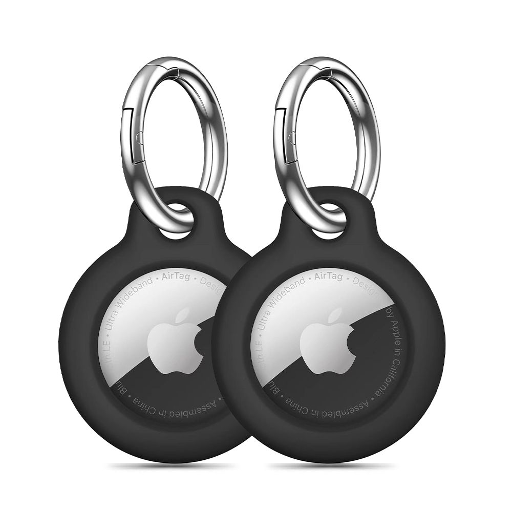 Чехол Tech-Protect Rough 2 шт. для Apple AirTag - чёрный