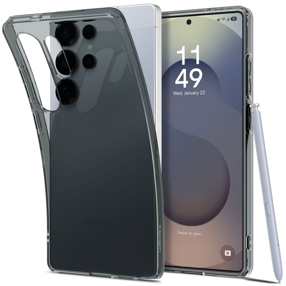 Spigen Liquid Crystal Ümbris jaoks Samsung Galaxy S25 Ultra - Semi-läbipaistev