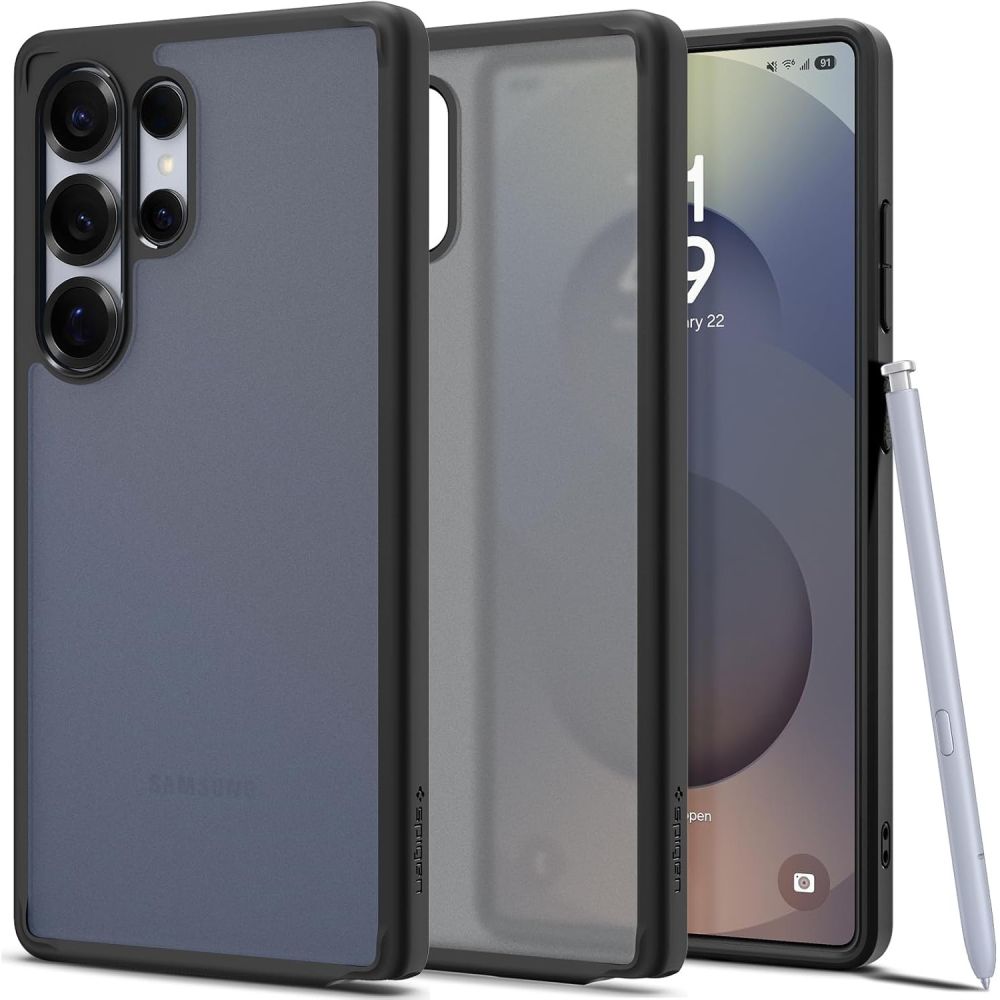 Spigen Ultra Hybrid Ümbris jaoks Samsung Galaxy S25 Ultra - must