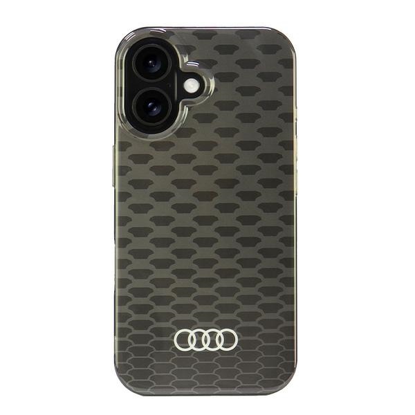 Audi IML Stitching Pattern MagSafe iPhone 16 6.1" must/must hardcase AU-IMLMIP16-Q5/D3-BK