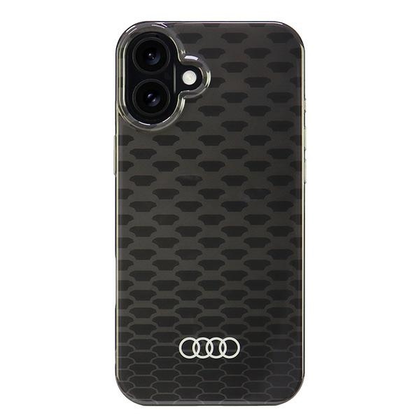 Audi IML Stitching Pattern MagSafe iPhone 16 Plus 6.7" must/must hardcase AU-IMLMIP16M-Q5/D3-BK
