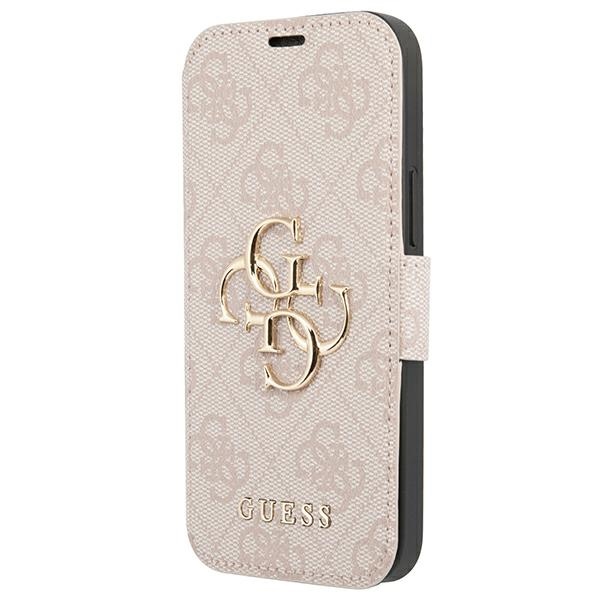 Guess GUBKP13X4GMGPI iPhone 13 Pro Max 6.7" roosa/roosa book 4G Big Metal Logo