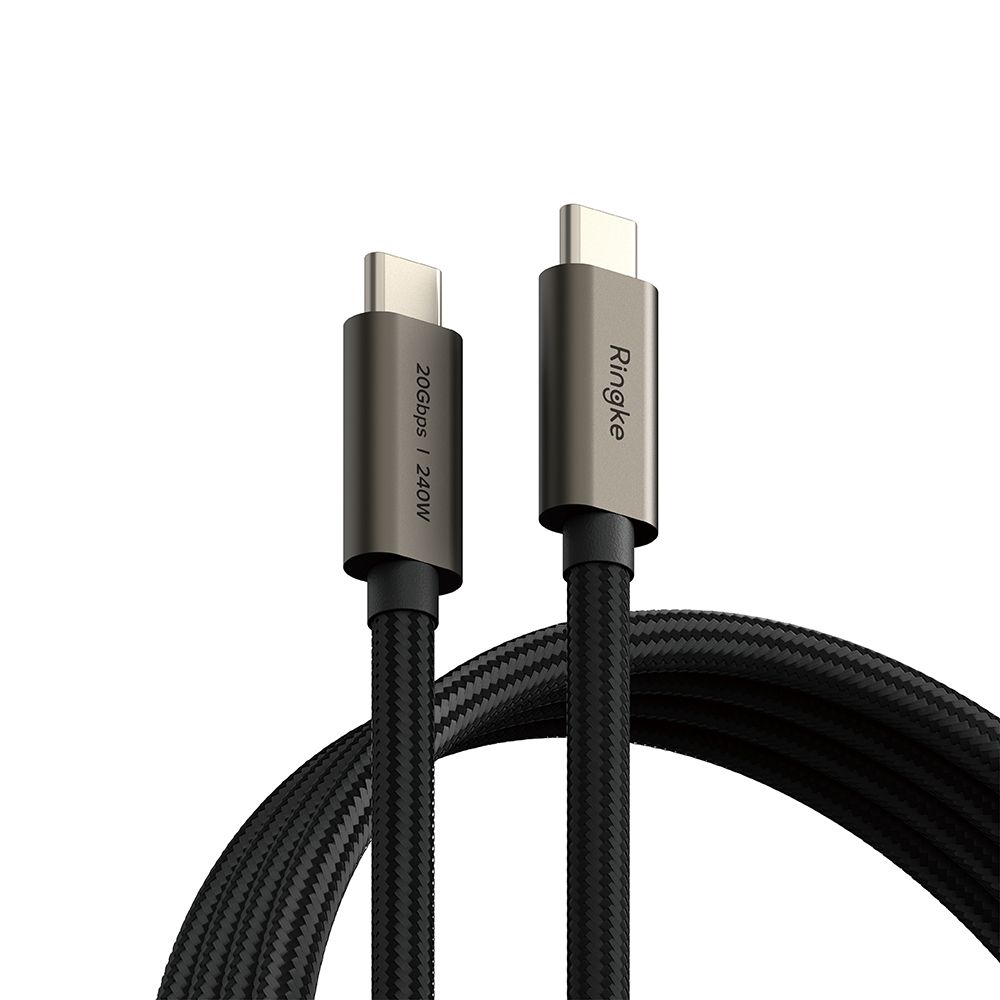 Ringke USB-C 3.2 Gen. PD240W Kaabel 200cm - Must