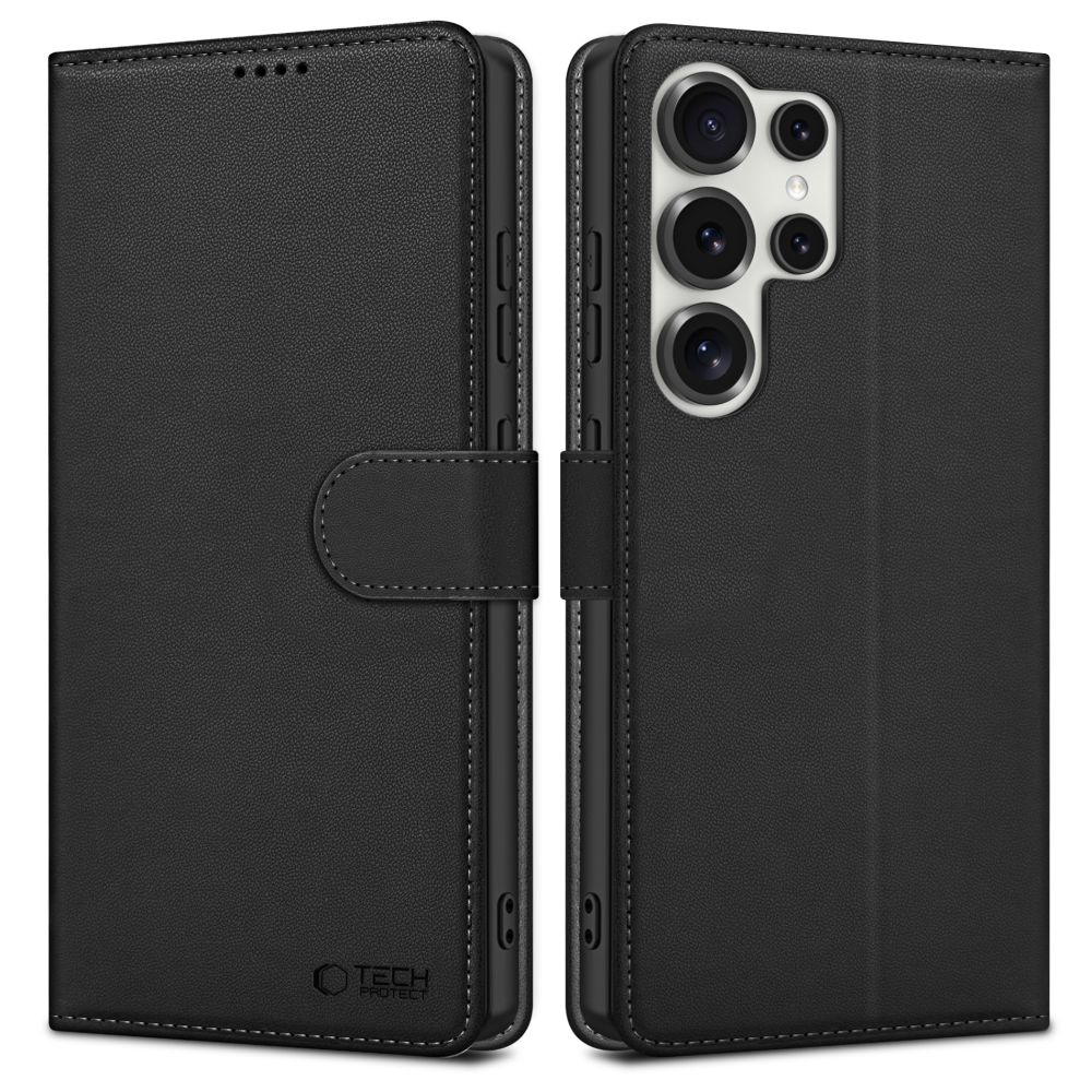 Tech-Protect Wallet Ümbris jaoks Samsung Galaxy S25 Ultra - must
