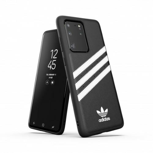 Adidas OR Moudled Ümbris PU jaoks Samsung Galaxy S20 Ultra must and valge
