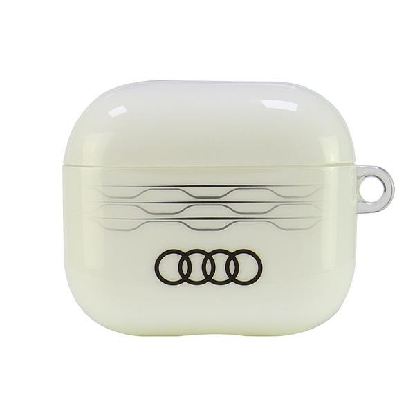 Audi IML Geometric Pattern AirPods 3 Ümbris - valge