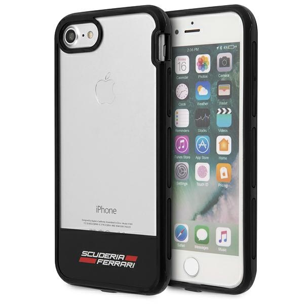 Ferrari Racing Shield Ümbris jaoks iPhone 7 / 8 / SE 2020 / SE 2022 - Semi-läbipaistev