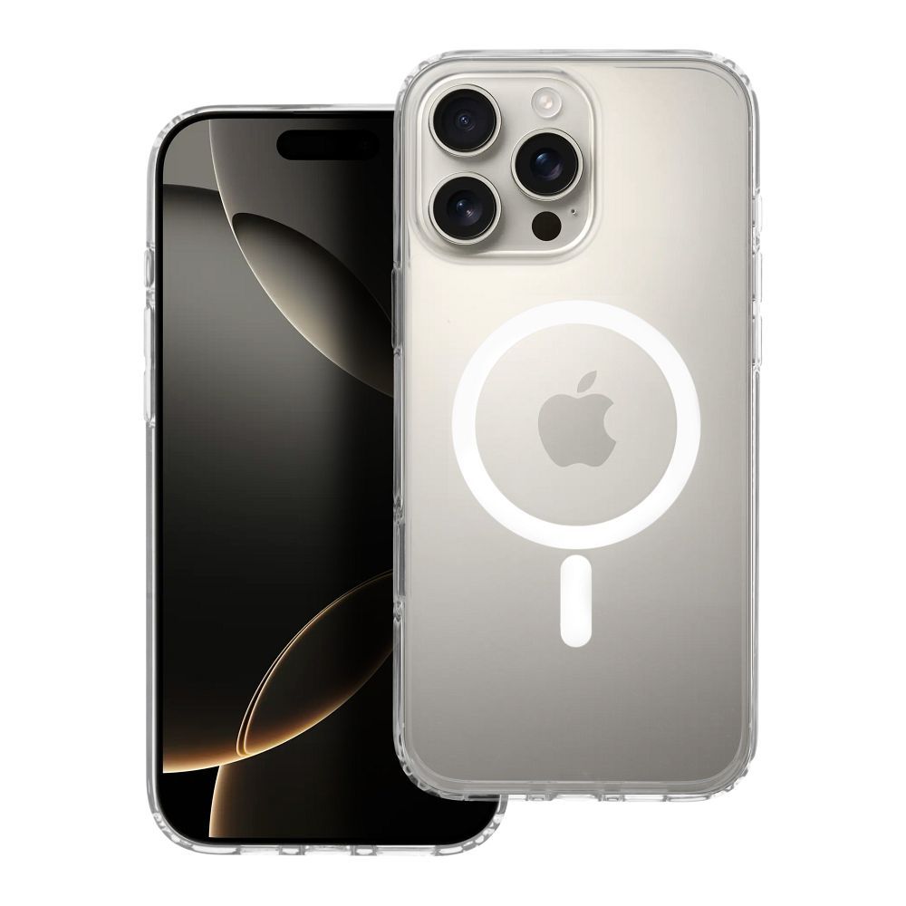 Clear Elite Mag Ümbris antiyellowing compatible with Camera Control button and MagSafe jaoks IPHONE 16 PRO MAX läbipaistev