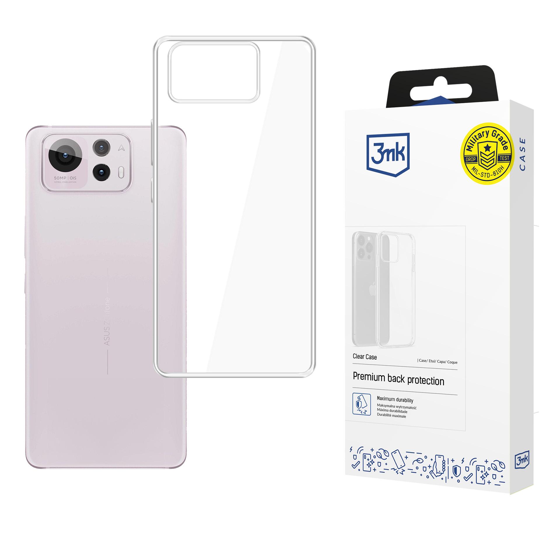 3mk Clear Ümbris jaoks Asus Zenfone 12 Ultra - läbipaistev