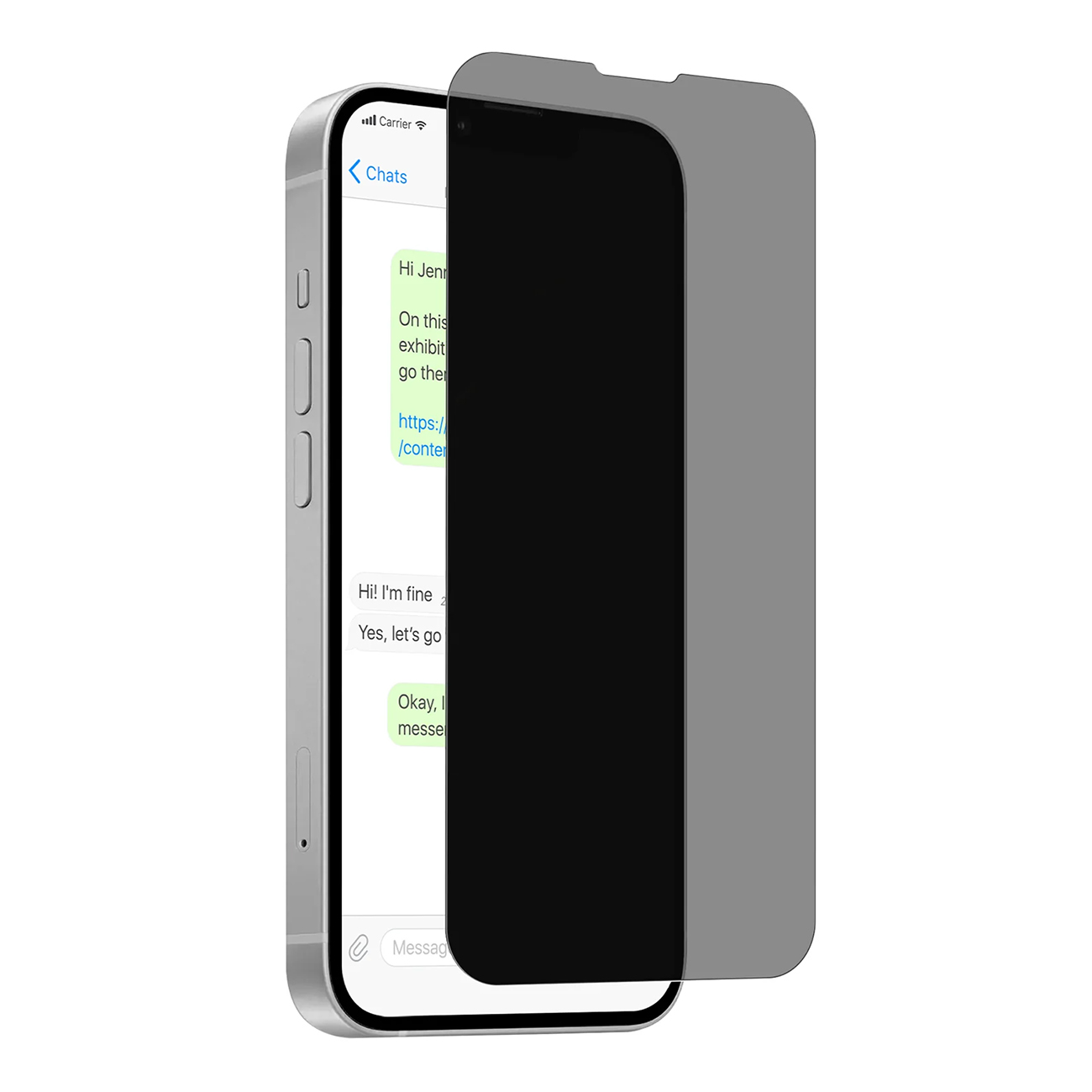 Puro Privacy Karastatud klaas jaoks iPhone 16E