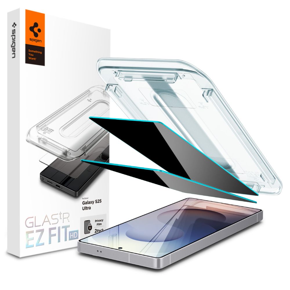 Spigen Glas.TR "Ez Fit" Privacy 2-pack для Samsung Galaxy S25 Ultra