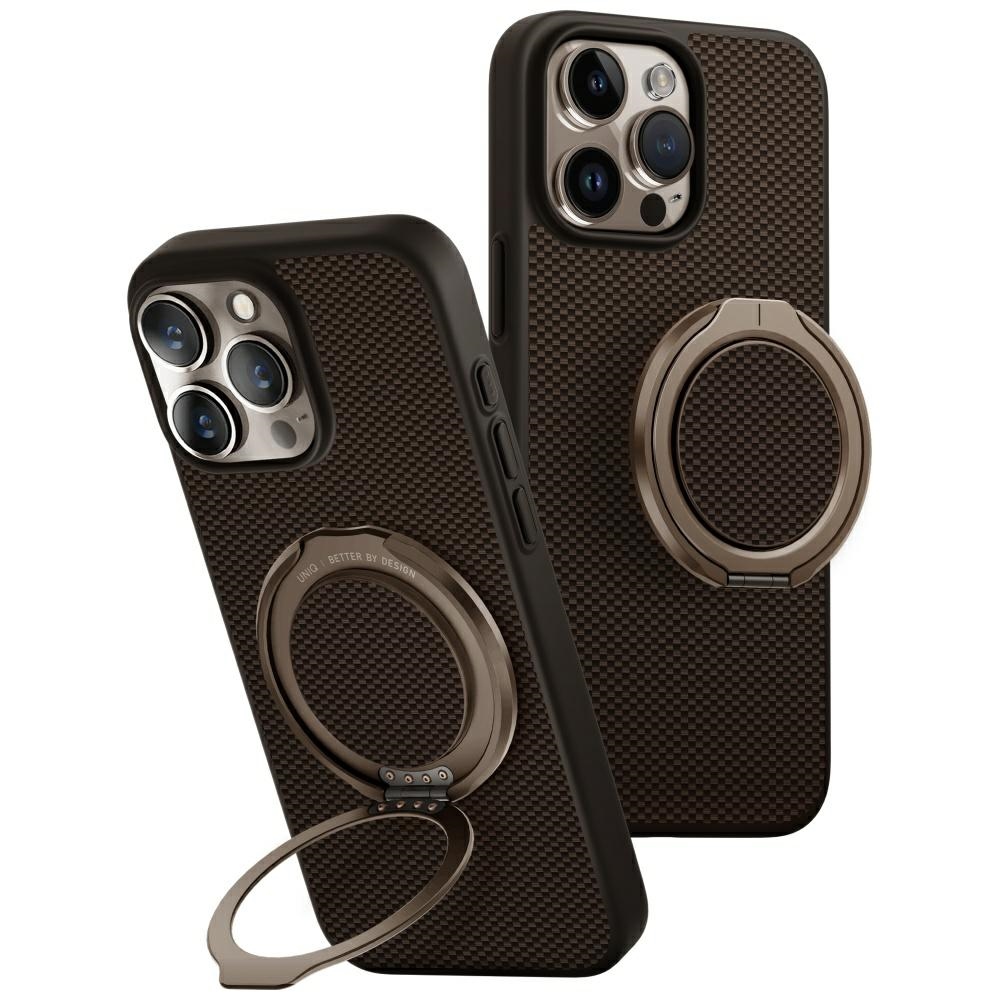 Uniq Keva Air Magclick Charging GripFit Ümbris jaoks iPhone 16 Pro Max - Brown