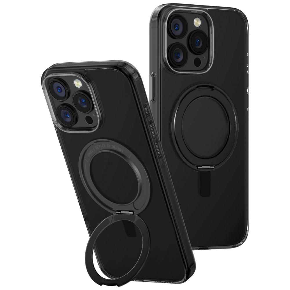 Uniq Swivix 360 Rotating Kickstand Ümbris jaoks iPhone 16 Pro Max - Must
