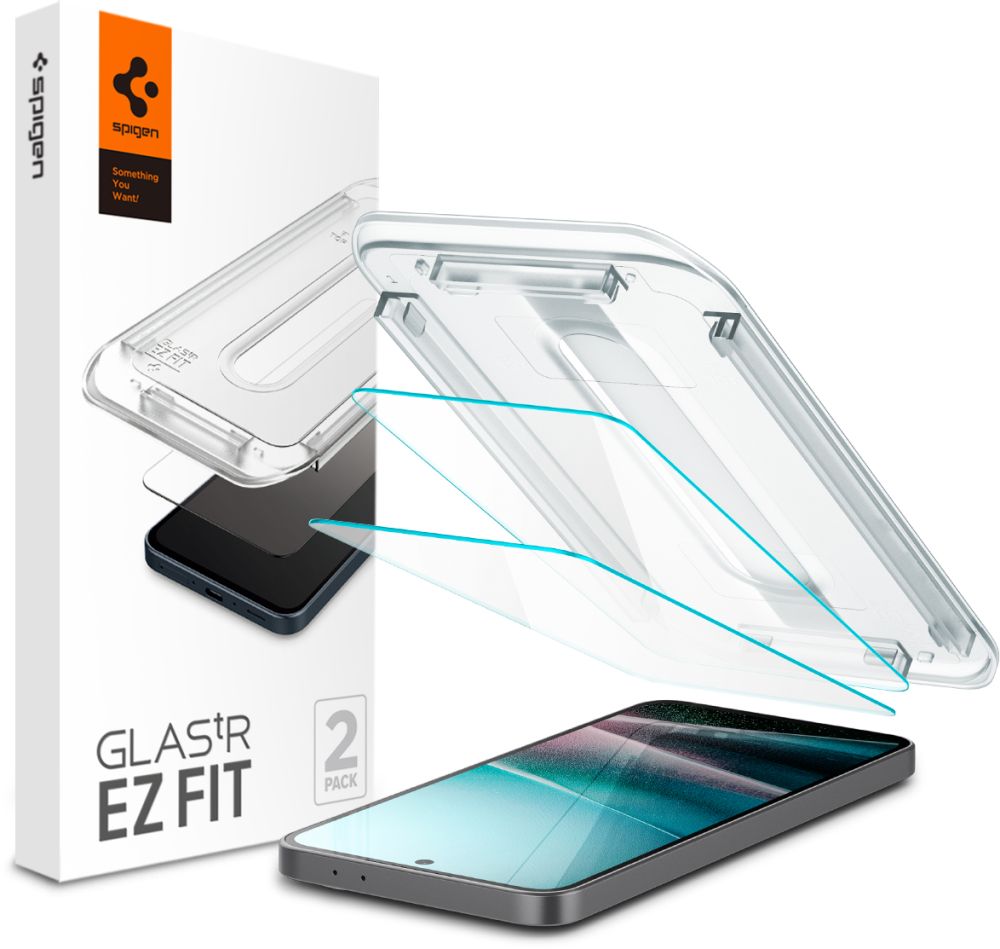 Spigen Glas.TR "Ez Fit" Karastatud klaas 2-pack jaoks Samsung Galaxy A36 5G - Läbipaistev