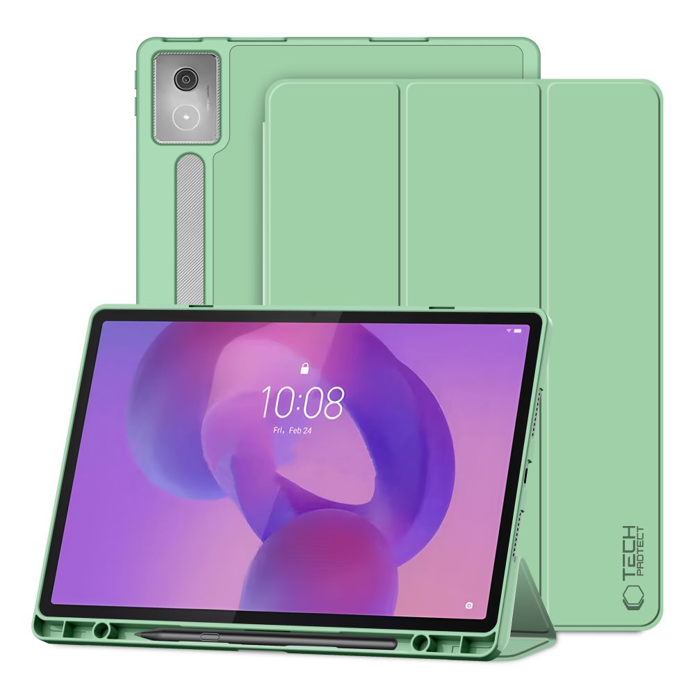 Tech-Protect SC Pen Ümbris jaoks Lenovo Idea Tab Pro / Pro MT 12.7 TB-373 - Roheline