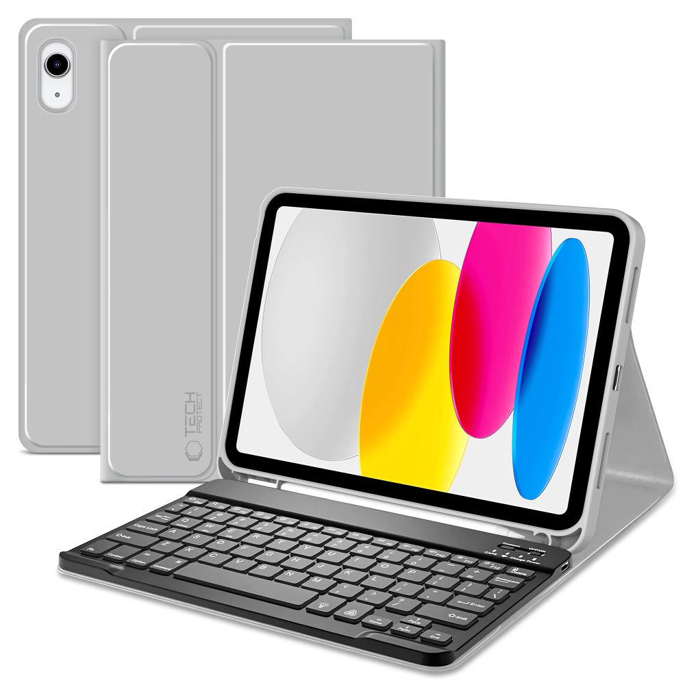 Tech-Protect SC Pen + Keyboard Ümbris jaoks iPad 10.9" 2022 (10th gen.) / 11" 2025 (11th gen.) - Hall