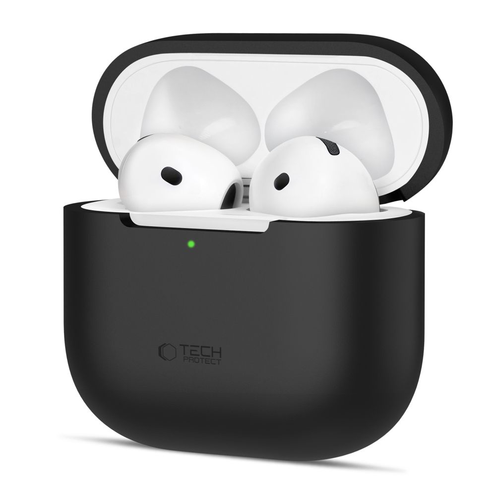 Tech-Protect Silicone Ümbris jaoks Apple AirPods 4 - Must
