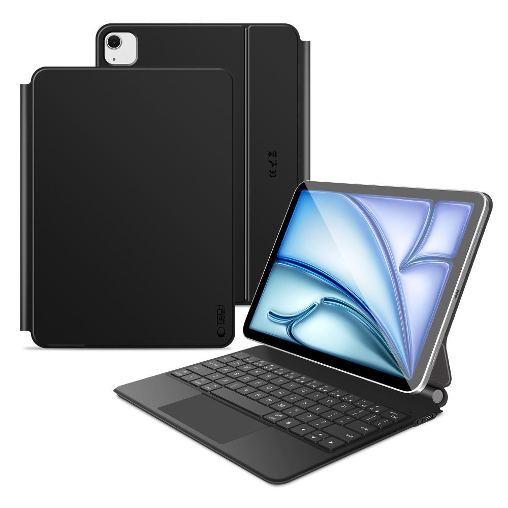 Tech-Protect Smartcase Magnetic with Keyboard jaoks iPad Air 10.9” 2020 / 2022 / iPad Air 11” 2024 / 2025 - Must