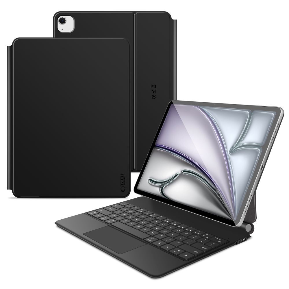 Чехол Tech-Protect Smartcase Magnetic с клавиатурой для iPad Pro 12.9” (2020/2021/2022) / 13” (2024/2025/2026) - чёрный
