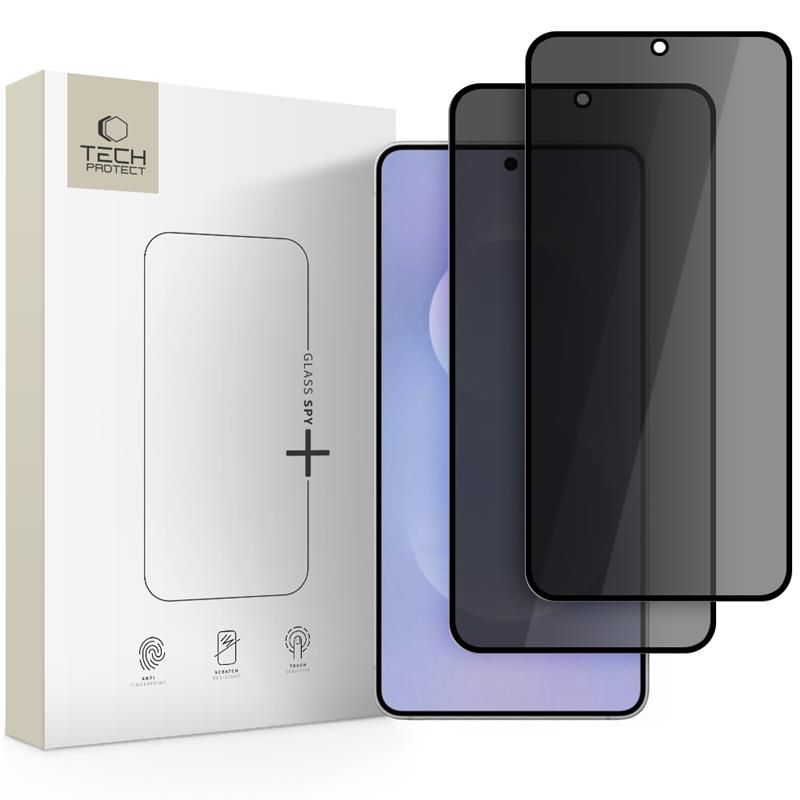 Tech-Protect Glass Spy+ 2-pack Privaatsus Glass jaoks Samsung Galaxy S25 Edge