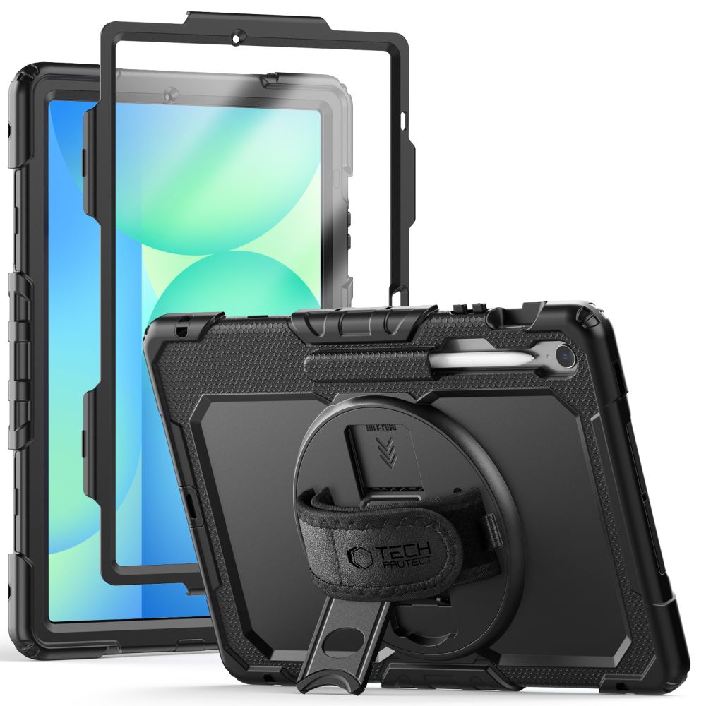 Tech-Protect Solid Ümbris jaoks Samsung Galaxy Tab S10 FE+ - Must
