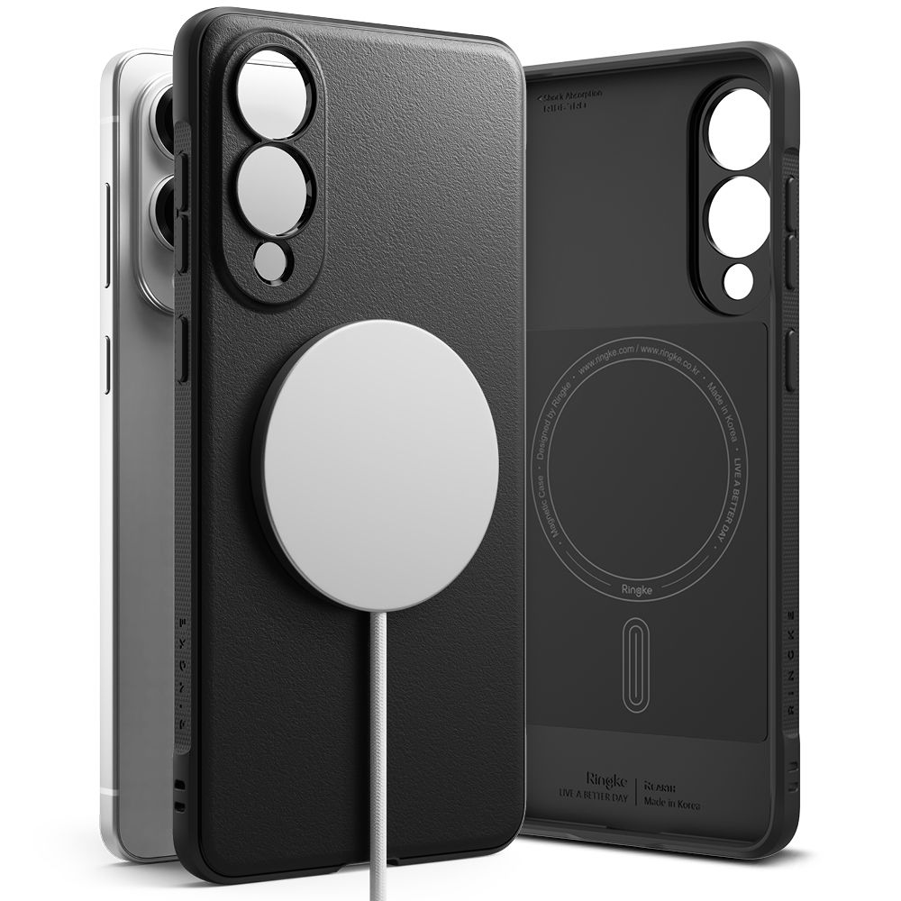 Ringke Onyx Magnetic Magsafe Ümbris jaoks Samsung Galaxy S25 Edge - Must