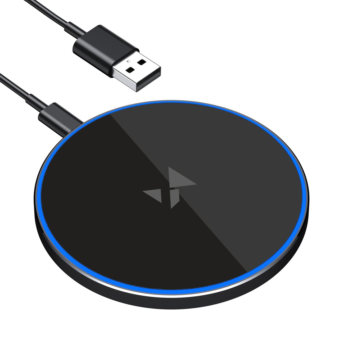 Wozinsky WLI-01Y 15W Qi Induktiivne Laadija koos USB-C Kaabel - must