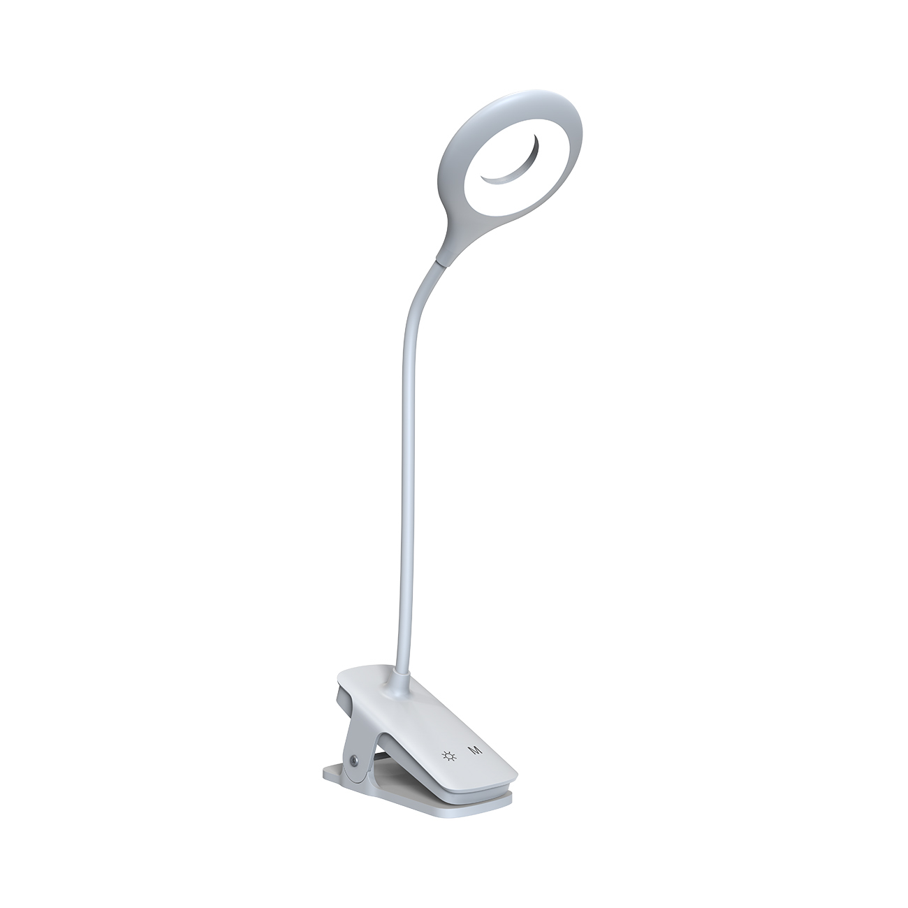 Mini Wozinsky Juhtmevaba LED Reading Lamp koos Klamber + USB-C Kaabel - valge