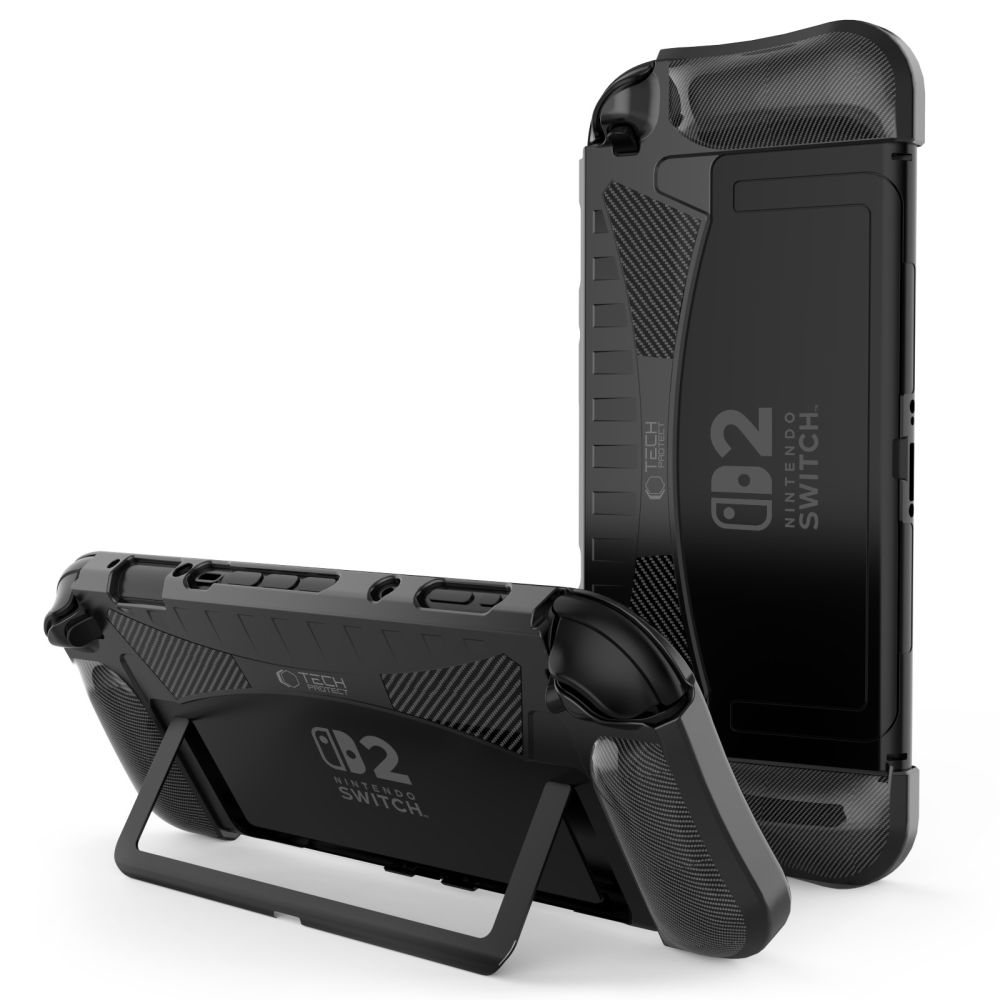 Tech-Protect TPUCarbon Ümbris jaoks Nintendo Switch 2 - Must