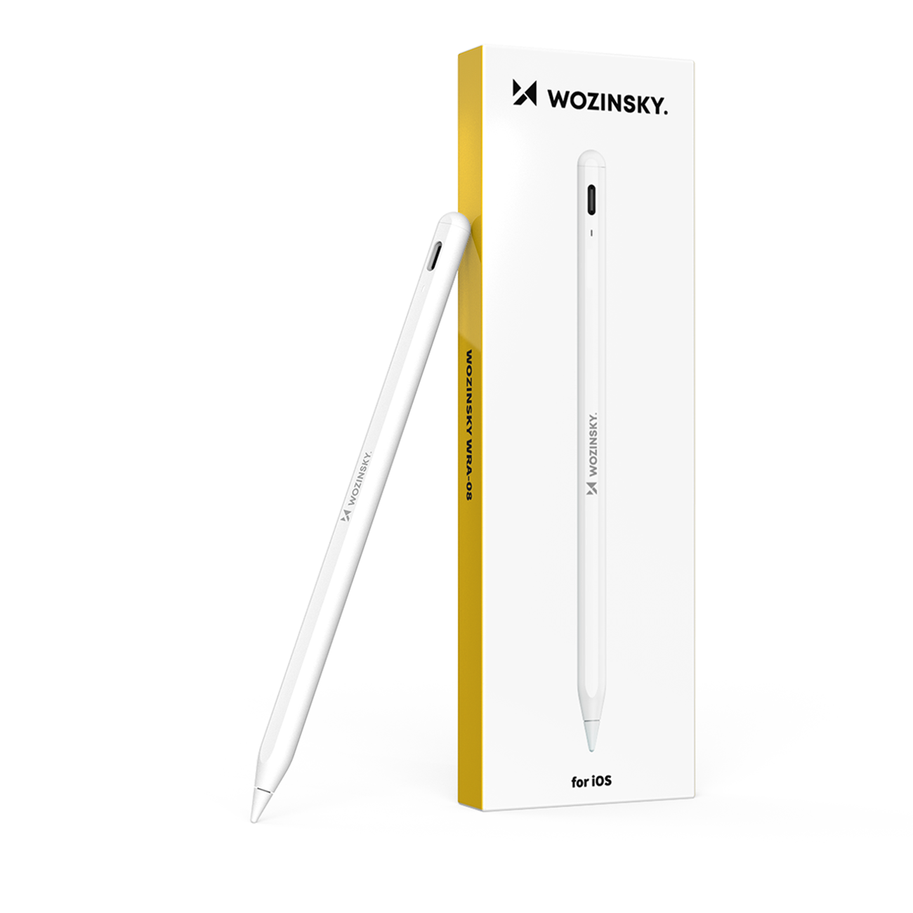 Wozinsky WRA-08 Stylus jaoks iPad USB-C Fast Charging - Valge