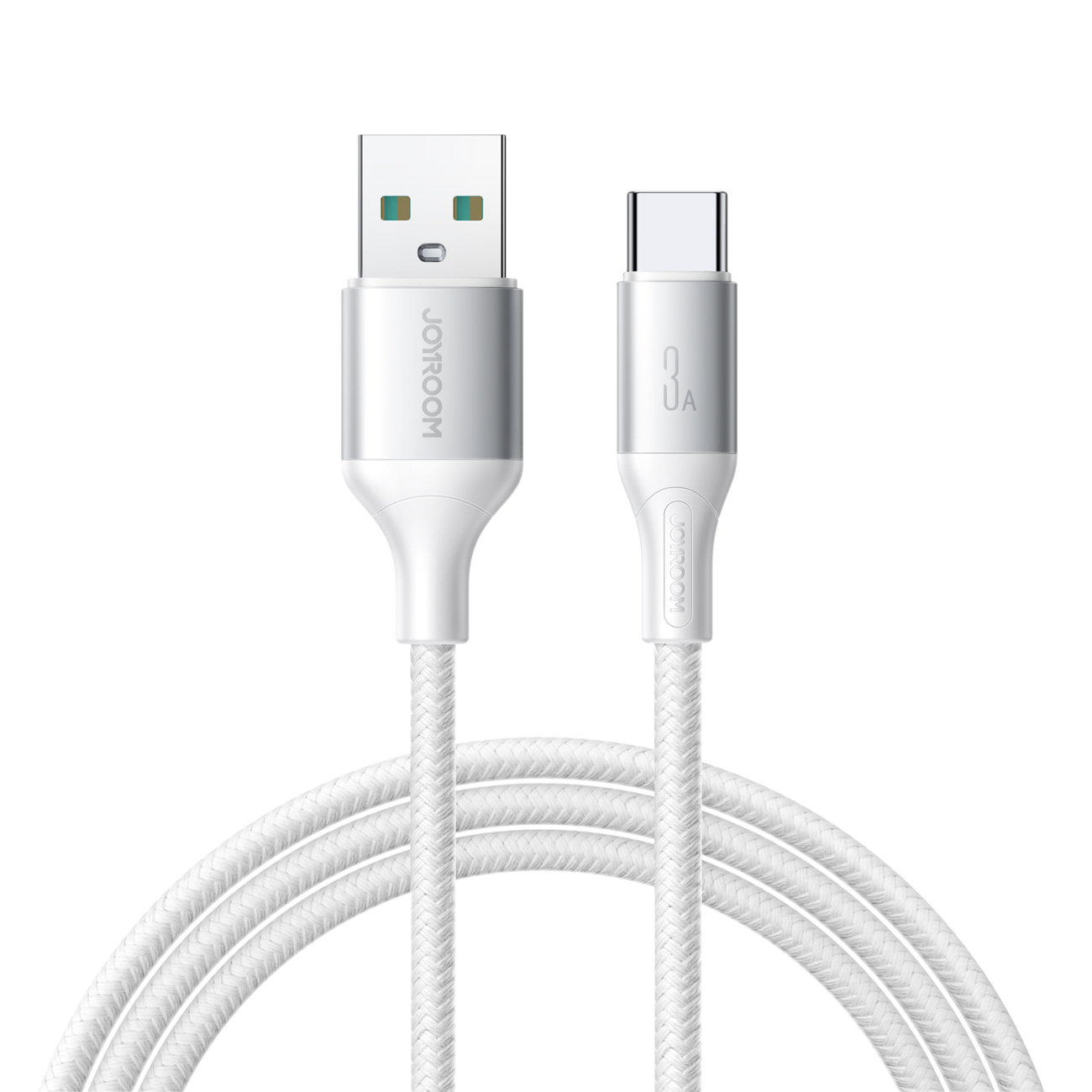 Joyroom S-A28 Flash Series 3A USB-A - USB-C Kaabel 2m - valge