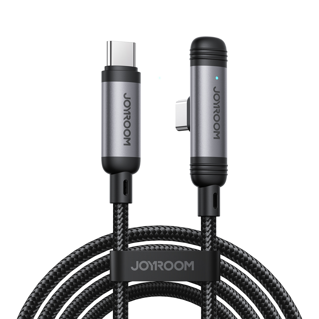 Joyroom S-A56 EnjoyX Series 90° USB-C - USB-C kaabel 60W 1.2m - must