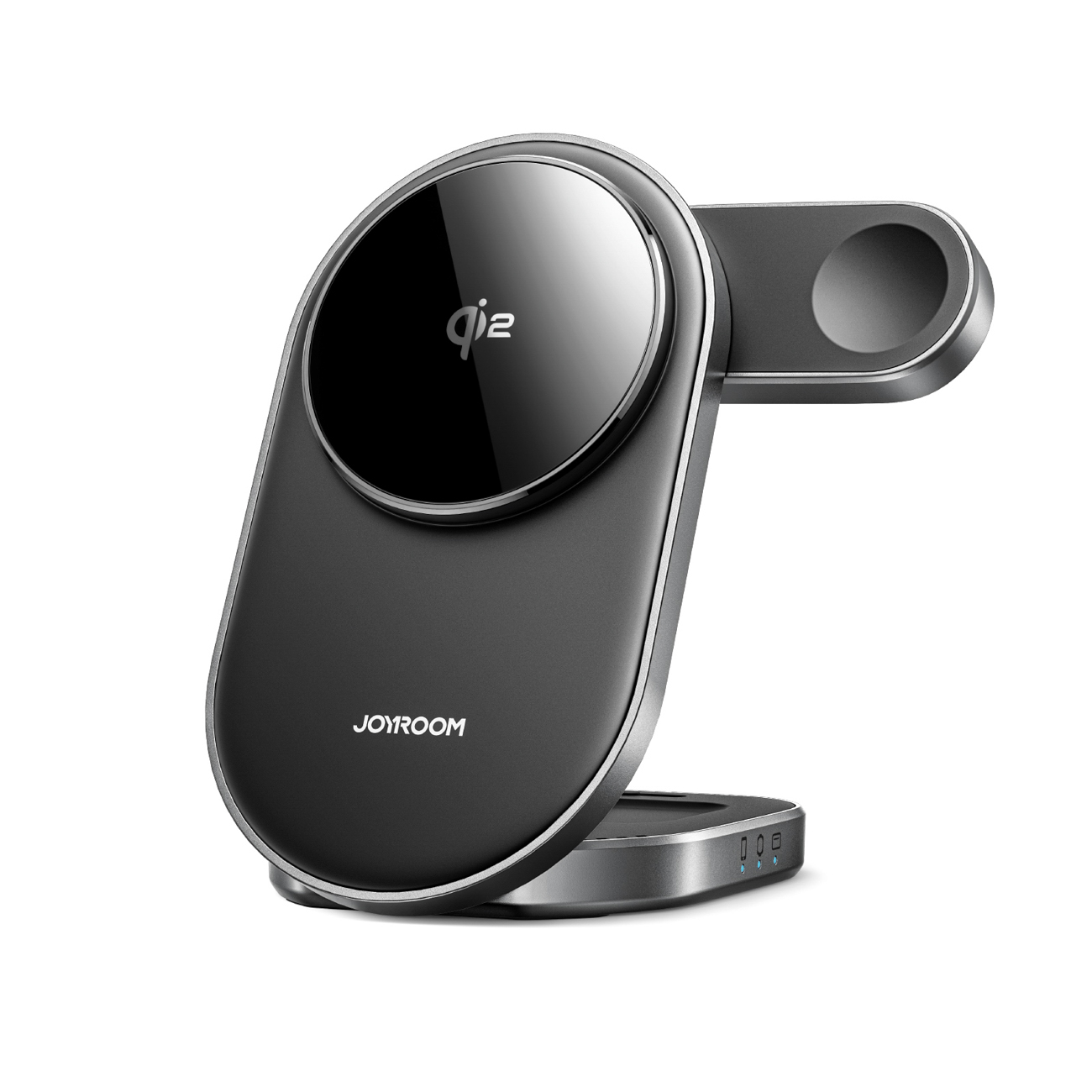 Joyroom JR-W17 Qi Беспроводное индукционное зарядное устройство 3в1 - чёрный