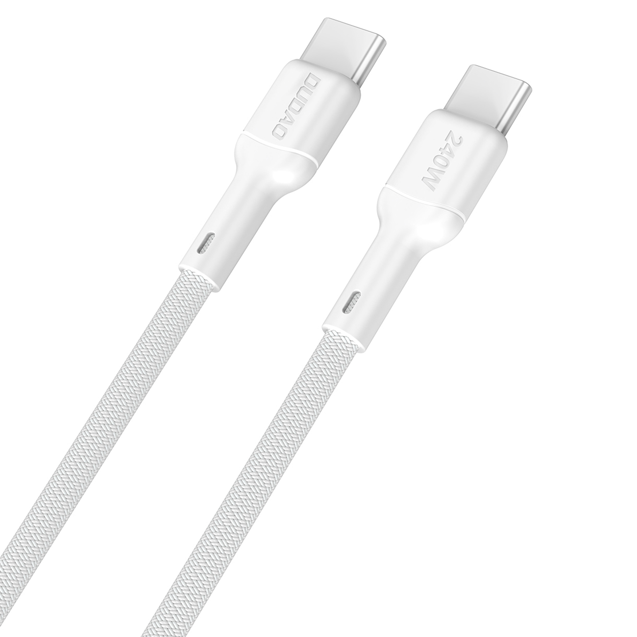 Dudao L9C Max 240W PD USB-C - USB-C Kaabel 1.2m - valge