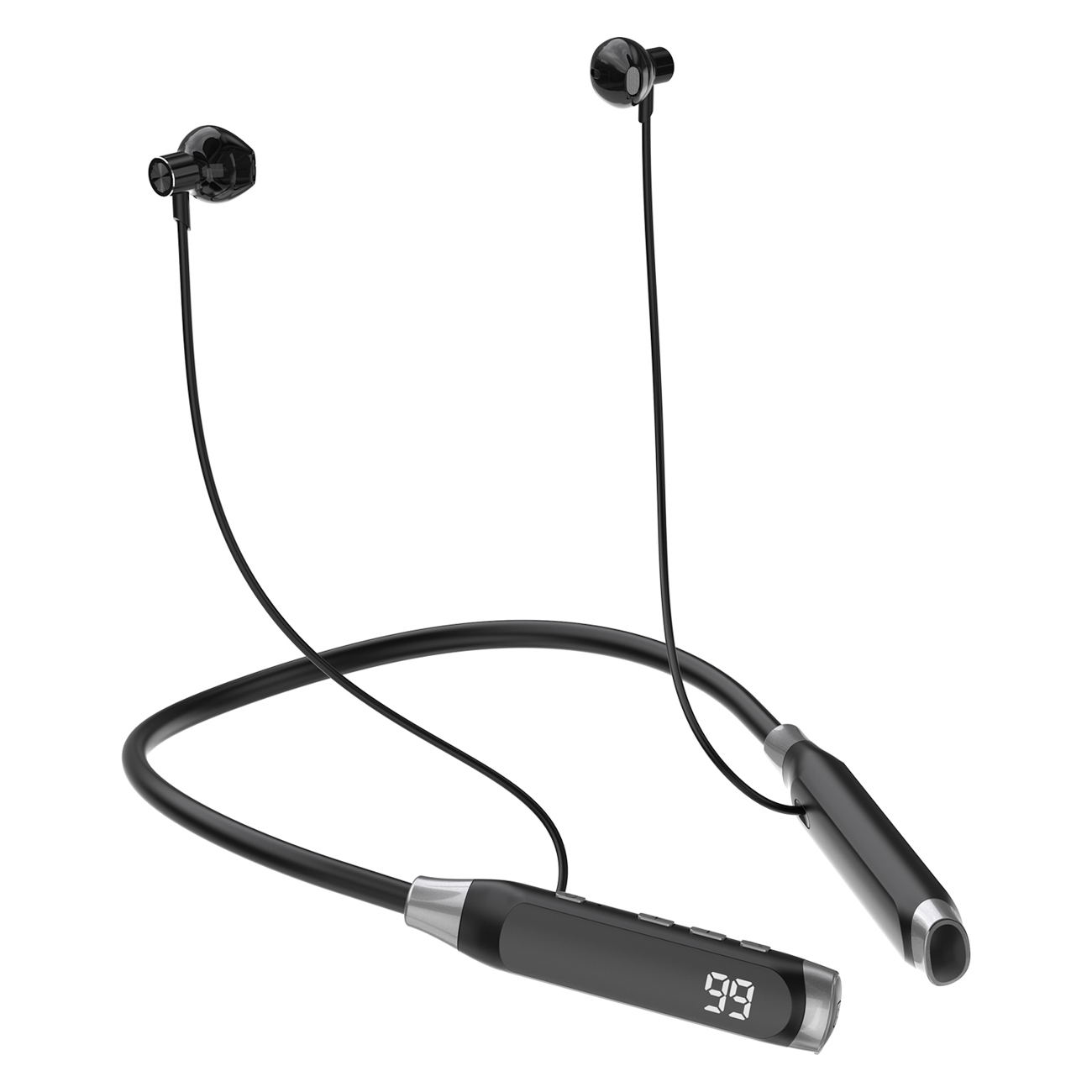 Dudao U5 Max Bluetooth Neckband juhtmevaba kõrvaklapid - must