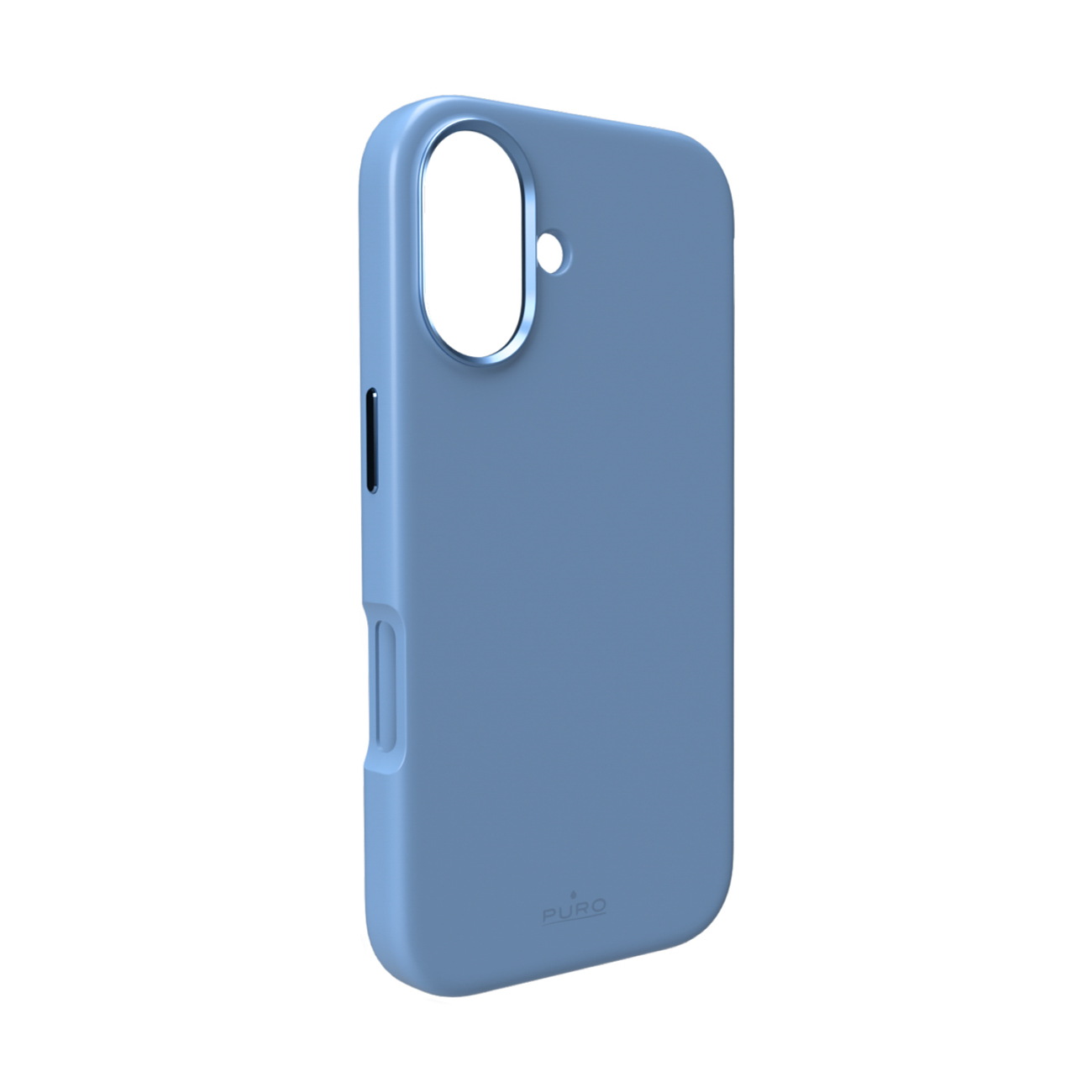 Pure Icon Mag Pro Liquid Silicone Ümbris jaoks iPhone 17, MagSafe Compatible, with Camera Protection and Aluminum Buttons - Sinine