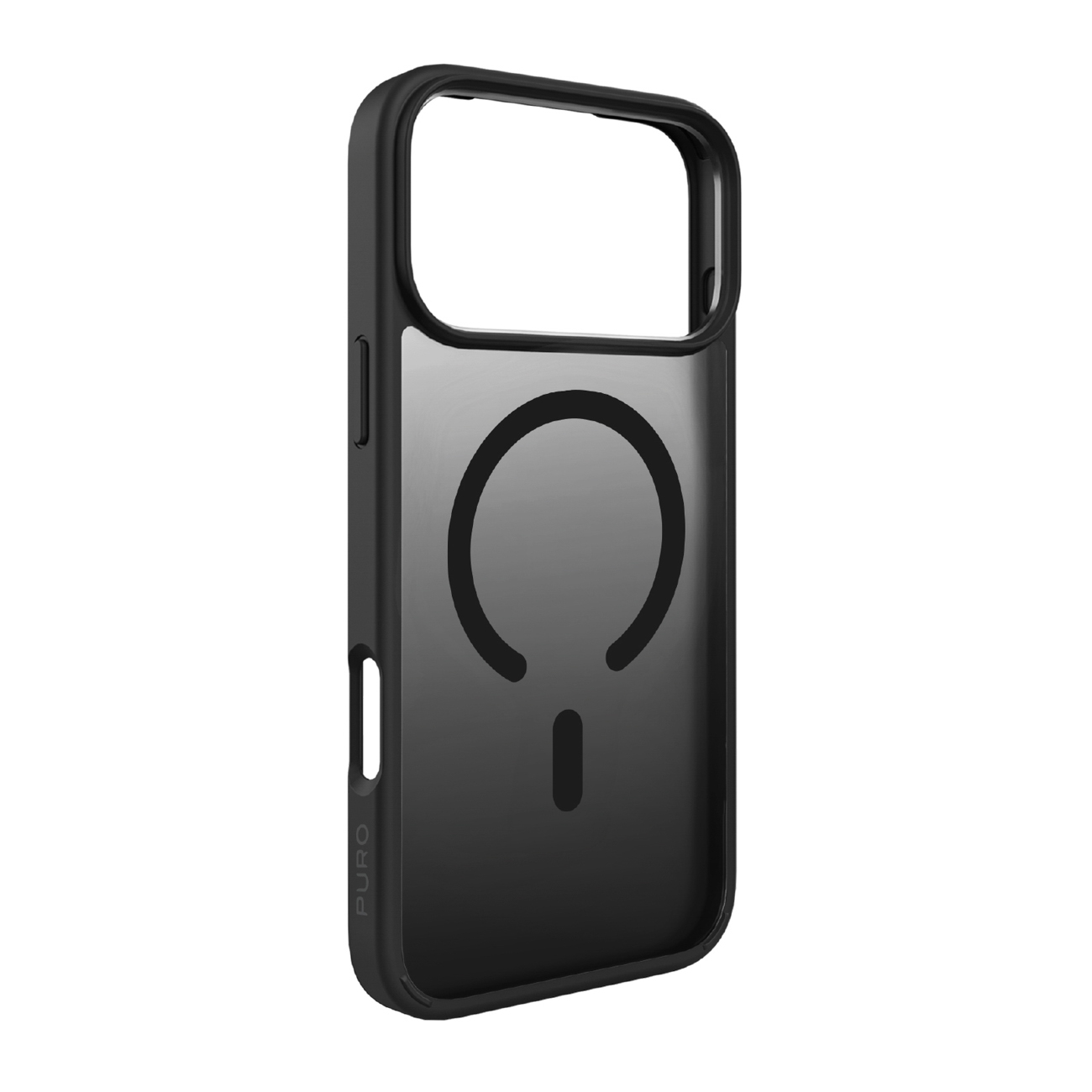 Чехол Puro Gradient TPU совместимый с MagSafe для iPhone 17 Pro - чёрный