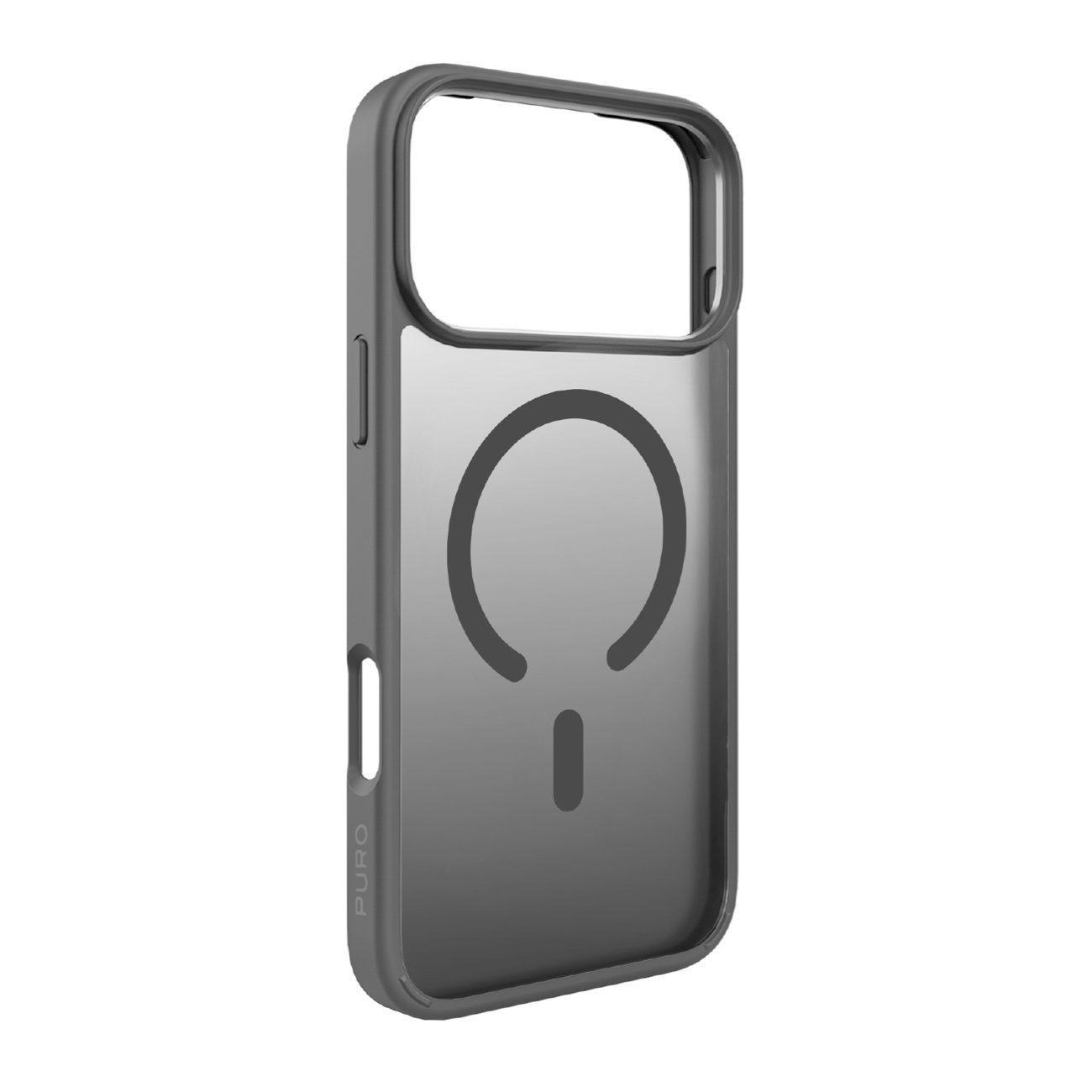 Чехол Puro Gradient TPU совместимый с MagSafe для iPhone 17 Pro - серый