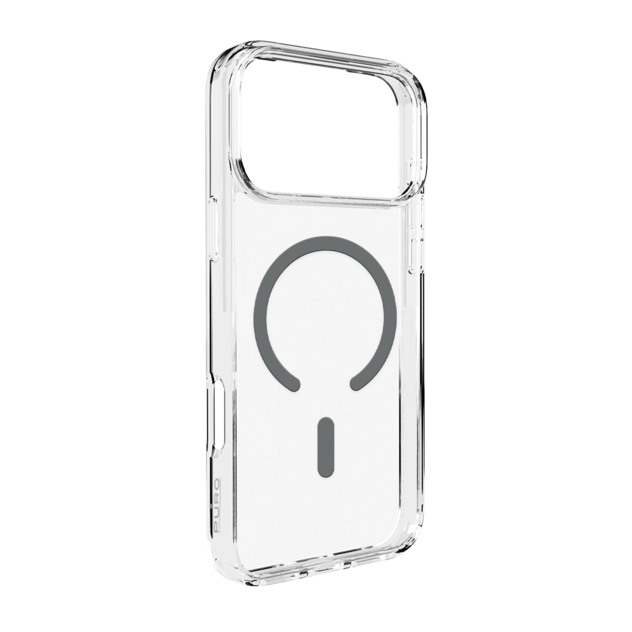 Puro Lite Mag TPU+PC Ümbris Compatible with MagSafe jaoks iPhone 17 Pro - Läbipaistev with Hall Ring