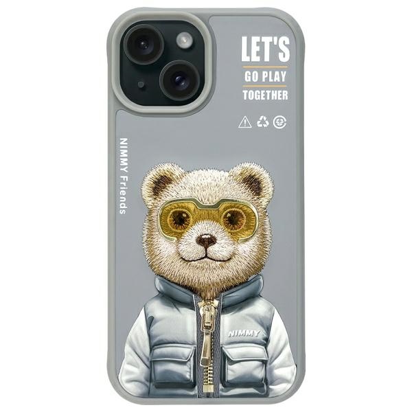 NIMMY ümbris COOL&CUTE 2.0 Bear jaoks IPHONE 15 hall