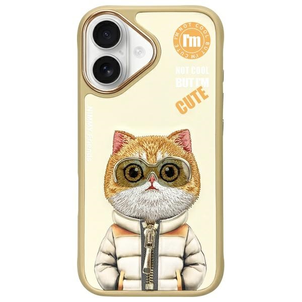 Nimmy Cool&Cute 2.0 Cat Ümbris jaoks iPhone 16 - Roheline