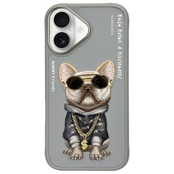 Nimmy Glasses Cool Dog iPhone 16 Ümbris - Hall