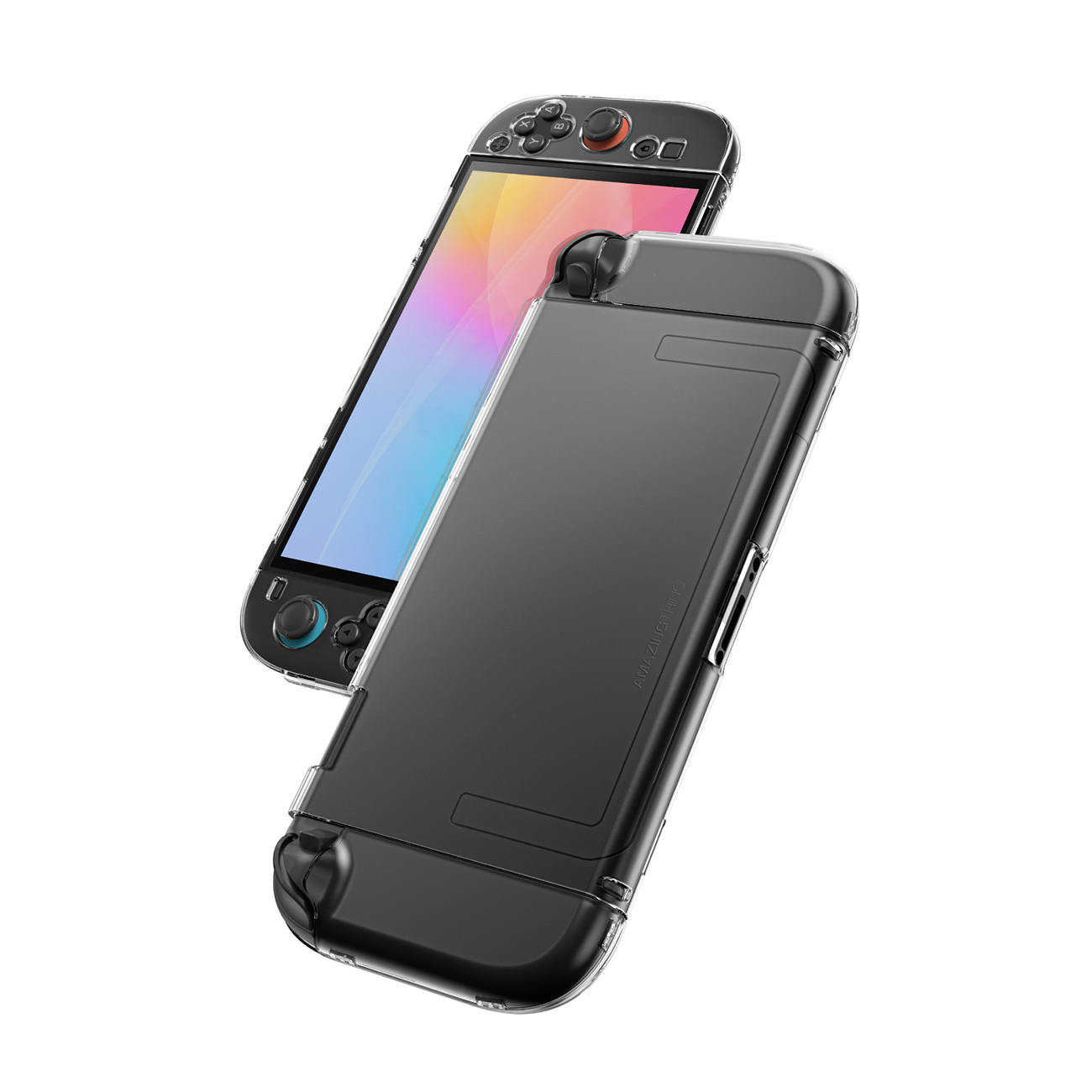 AmazingThing PlayShield Bare Ümbris jaoks Nintendo Switch 2 - Läbipaistev