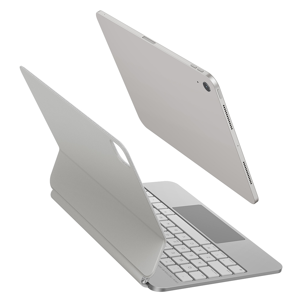 Uniq Venno Pro магнитный смарт-чехол с клавиатурой iPad Air 10.9" (2020/2022) / Pro 11" (2021/2022) / Air 11" (2024/2025/2026) - белый