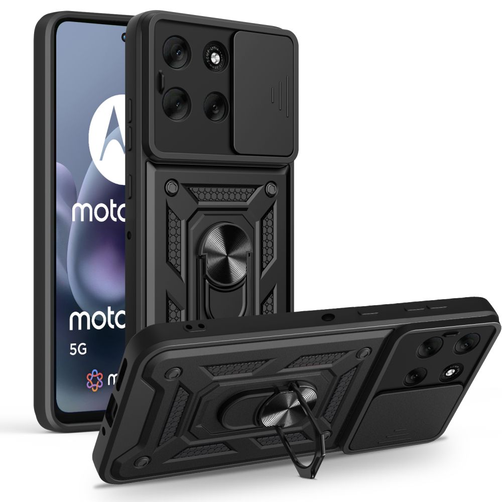 Tech-Protect CamShield Pro Ümbris jaoks Motorola Moto G86 5G - Must