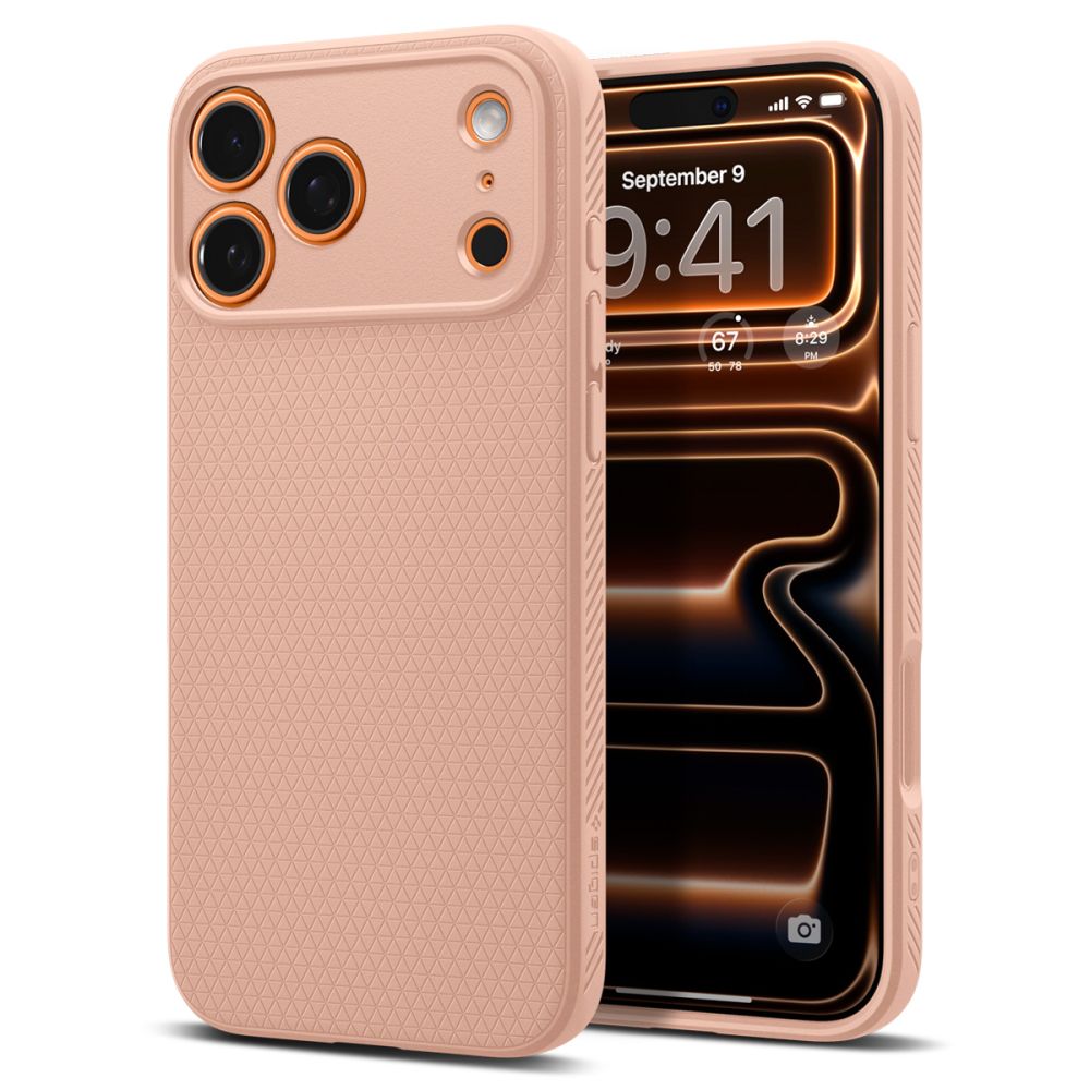 Spigen Liquid Air Ümbris jaoks iPhone 17 Pro Max - Titanium Roosa