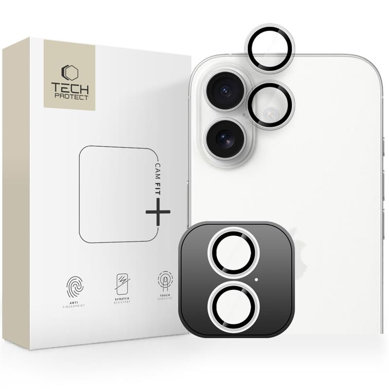 Karastatud klaas jaoks camera Tech-Protect CamRing Fit+ Apple iPhone 17 clear