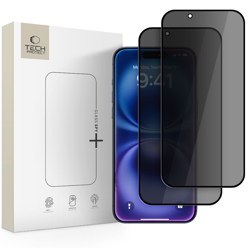Tech-Protect Glass Spy+ 2-pack privaatsus glass jaoks iPhone 17 Air
